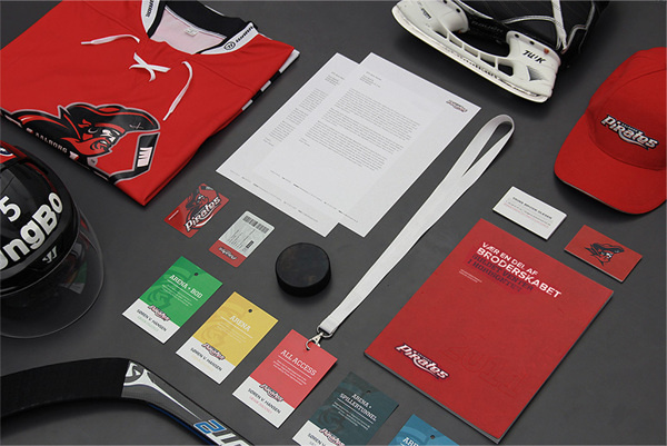 Aalborg Pirates on Behance #sports #identity #stationery