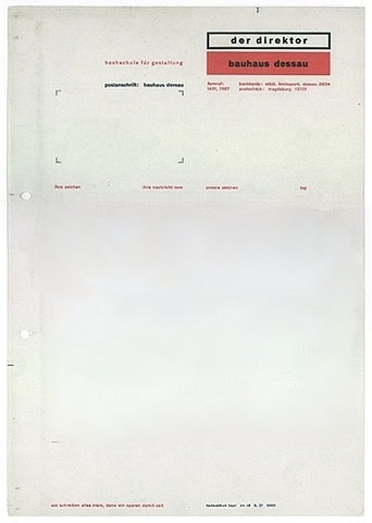 FFFFOUND! | Interesting Letterhead Designs | Letterheady #letterhead #bauhaus #color