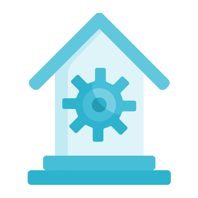 See more icon inspiration related to furniture and household, architecture and city, home automation, smart home, automation, technological, real estate, gears, charging, electronics, electronic, house, buildings, home, battery and gear on Flaticon.