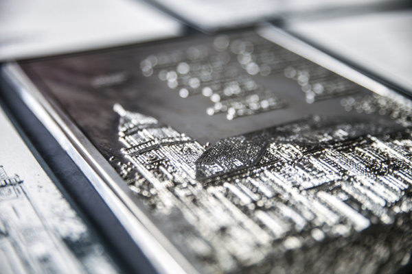 Wedding Invitations – Jon Cleave & Emma Reynolds #invite #debossing #invitation #reynolds #print #jon #block #illustration #deboss #emma #invites #cleave #wedding #foil