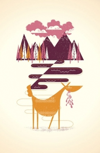 design work life » cataloging inspiration daily #illustration #screenprint
