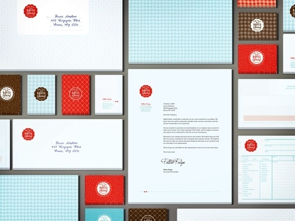 Baked Ideas on the Behance Network #form #red #branding #packaging #book #website #identity #vintage #logo #web