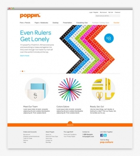 design work life » cataloging inspiration daily #color #web #design
