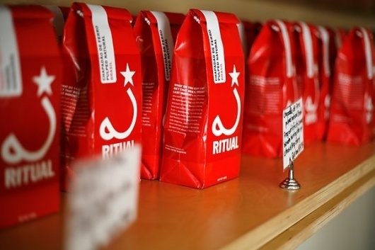 Eight Hour Day » Blog #white #red #branding #identity #coffee #logo