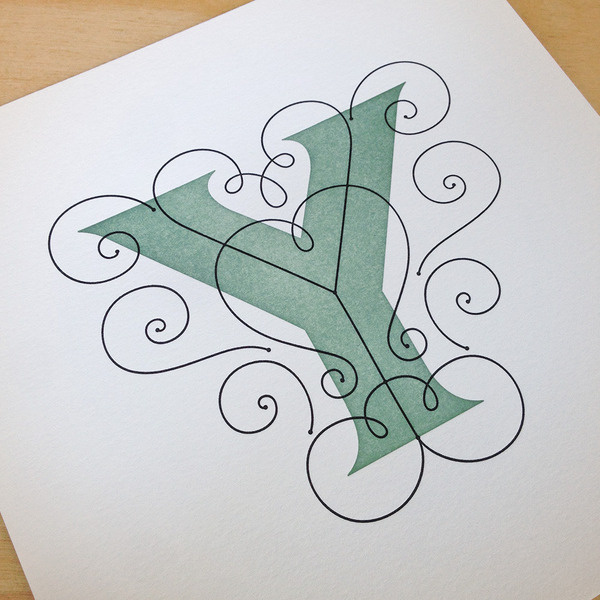 View image 1 #lettering #hische #print #letterpress #jessica #typography
