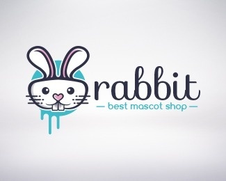 30 Funny Rabbit Logo for Inspiration #logo #rabbit #identitiy