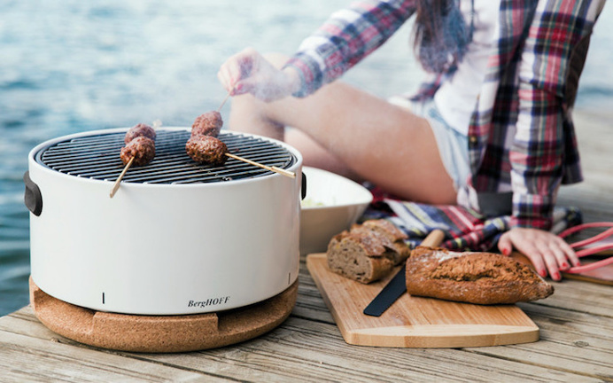 BergHoff, an international kitchenware brand, sells a grill called the Table Grill where it performs two functions. One is grilling food, an