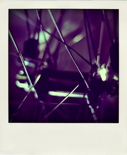3037819873_795df859f7_b.jpg (JPEG Image, 842x1024 pixels) #wheel #spokes #bike #polaroid