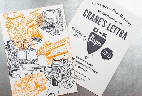 Lettra OK Paper Promotional by Workhorse Printmakers #print #design #graphic