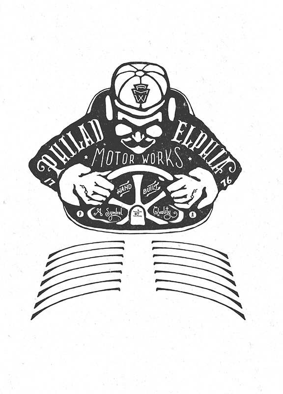 Racer_large #illustration #typography