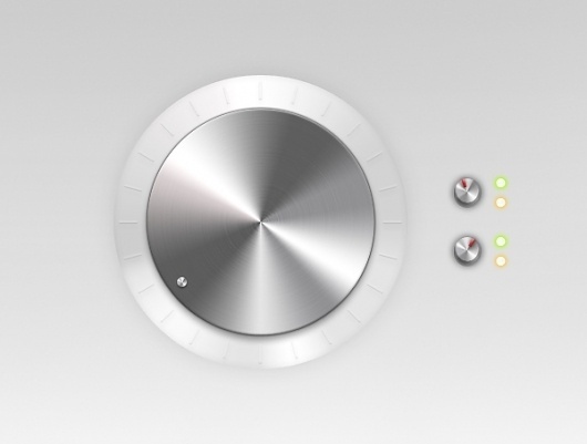 User Interface Design Practise on the Behance Network #volume #design #knob #interface