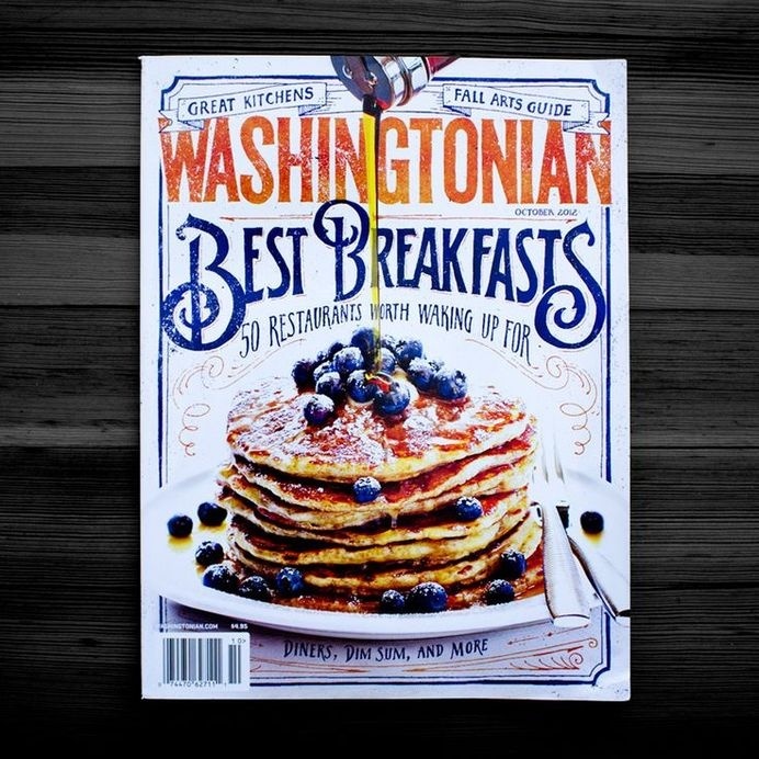 Washingtonian cover by Jon Contino #cover #editorial #magazine #breakfast