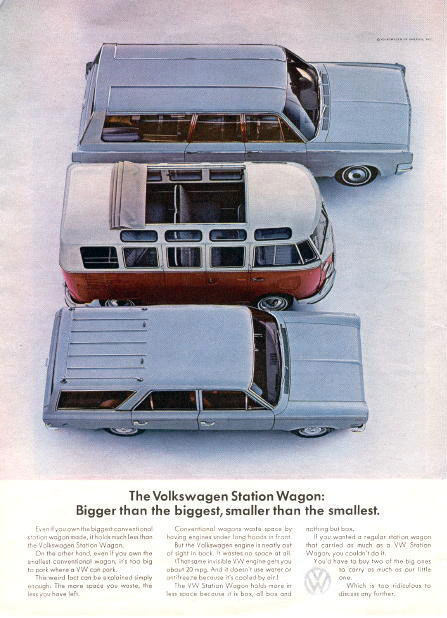 volkswagen microbus1 #print #vintage #advertising