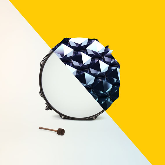 Creative Review Cutting through classical #yellow #through #classical #drum #split #cutting #music #colour