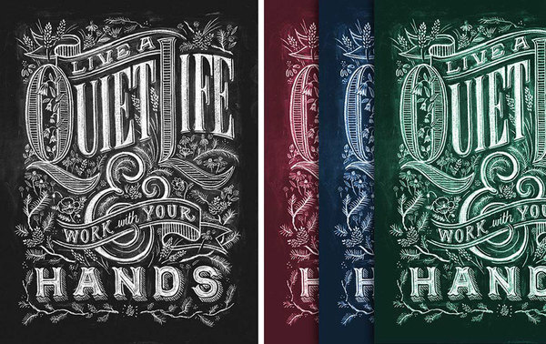 tanamachi studio chalk work www.mr cup.com #type #design #chalk