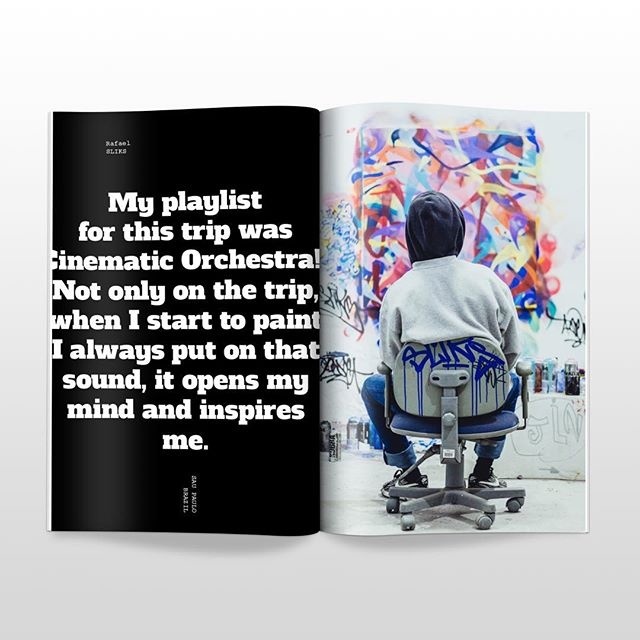#magazine #layout #mockup #interview