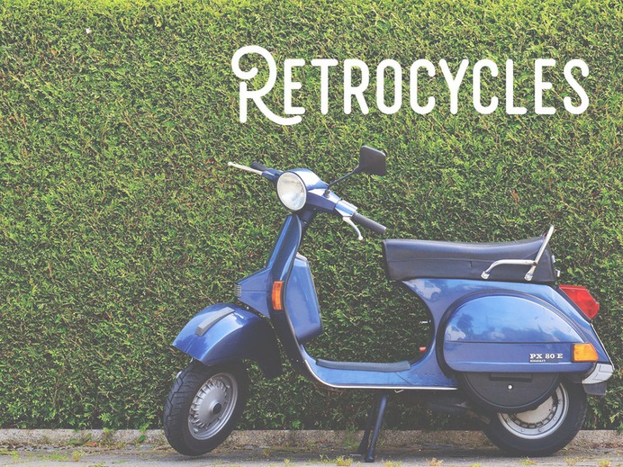 Retrocycles - Free Vintage Font