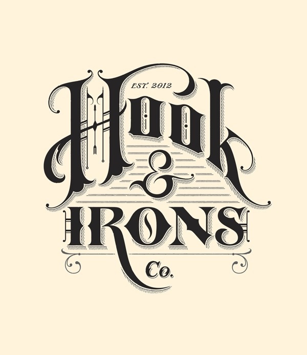 Hook & Irons #inspiration #creative #lettering #design #artists #art #hand #typography