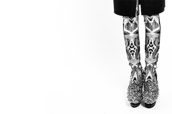 Chrissie Houtkooper / designer / illustrator #white #shoes #print #graphic #black #fashion