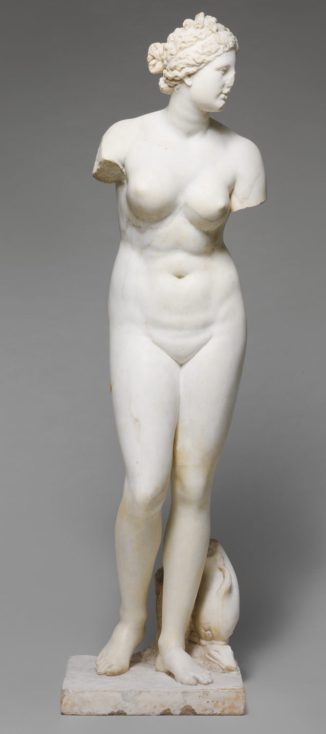Marble statue of Aphrodite Copy of a Greek... | MYTHOLOGER