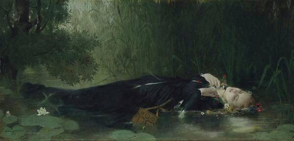 Ophelia by Jean-baptiste Bertrand

After realizing that her voice does not matter to those around her, Ophelia's suicide becomes her ultimate act of obedience to her oppressors by permanently silencing herself through drowning.