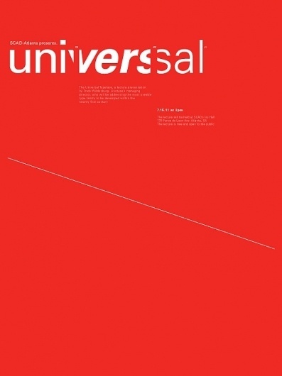 Kendall Henderson #univers #poster #typography