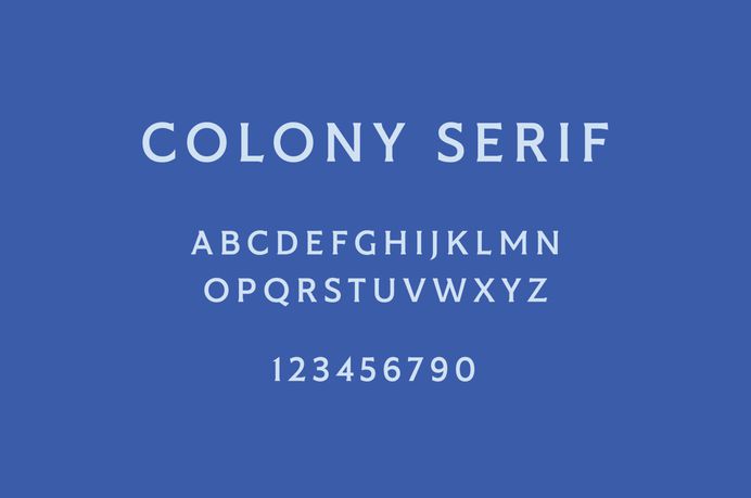 Custom Typeface Design – Colony Serif by Mast for Loyal Coffee