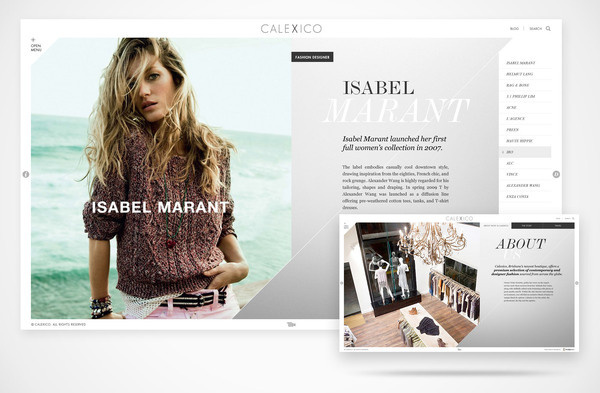 Calexico Fashion | Nerby.com #interface