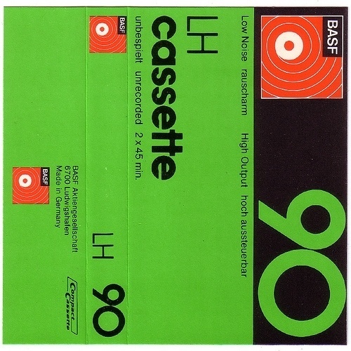 hysysk. #cassette #packaging #bold #numbers #green