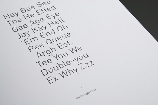 Tribute to Typeface - DIN on the Behance Network #lee #wonchan #publication #rmit #melbourne #minimal #typeface #minimalist #din #typography