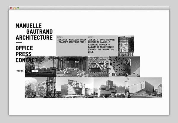 Manuelle Gautrand #design #website #grid #layout #web