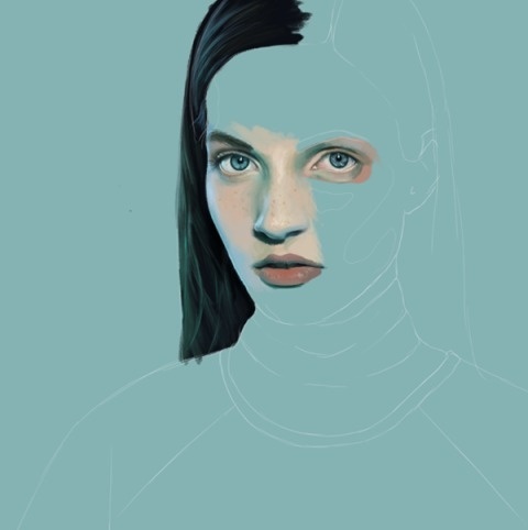 Kemi Mai | PICDIT #design #photoshop #portrait #art #painting #fashion