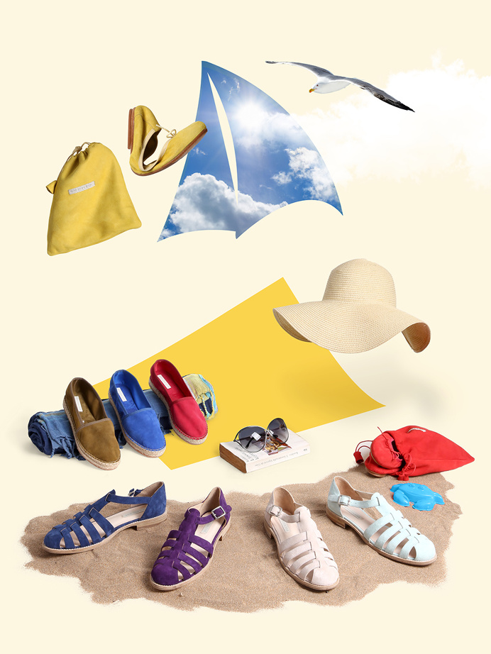 Shooting & Graphic design for Rêve d'un Jour shoes Brand by Fabrice Vrigny #fabrice_vrigny #photography #graphic_design #morocco