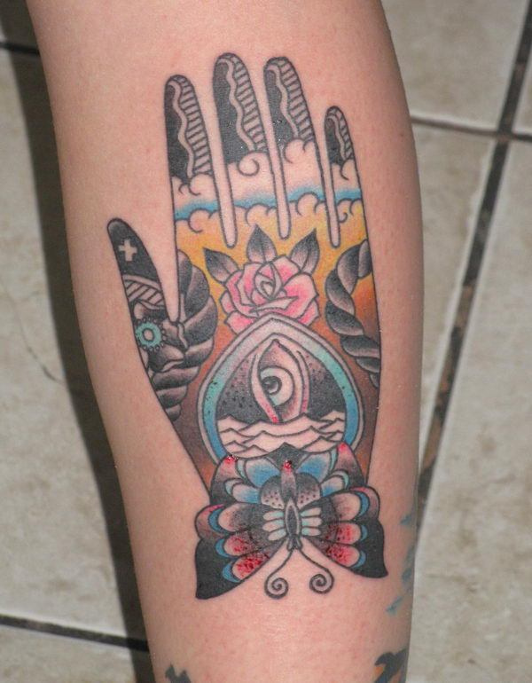 30 Cool Hamsa Tattoo Ideas with Meanings #ideas #tattoo #hamsa