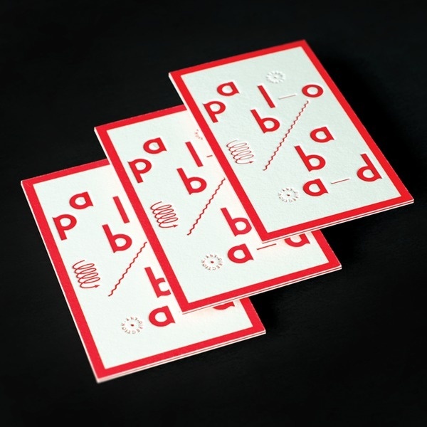 Pablo Abad - visit cards #print #cards #paper #typography