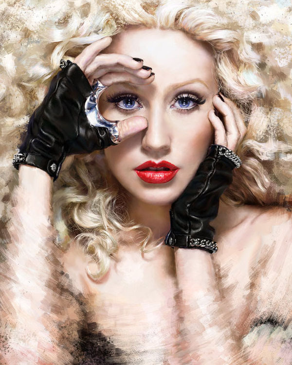 Extremely Glamorous Digital Art Portraits #glamorous #digital #portraits #art