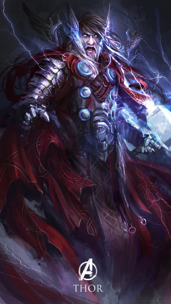 Best Redesign Superheroes of Thor #character design #superheroes #Digital Art