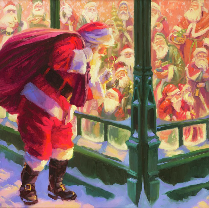 christmas paint by number & step by step easy christmas paintings #painting