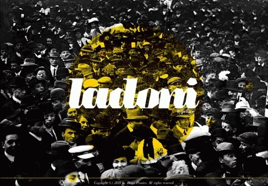 Ladoni typeface on the Behance Network #type #design #graphic