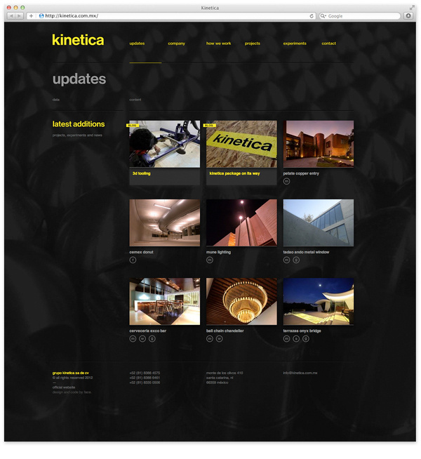 Web2 #yellow #black #minimal #webdesign