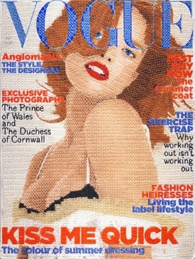 Hoss Gifford #vogue #hand #stitched