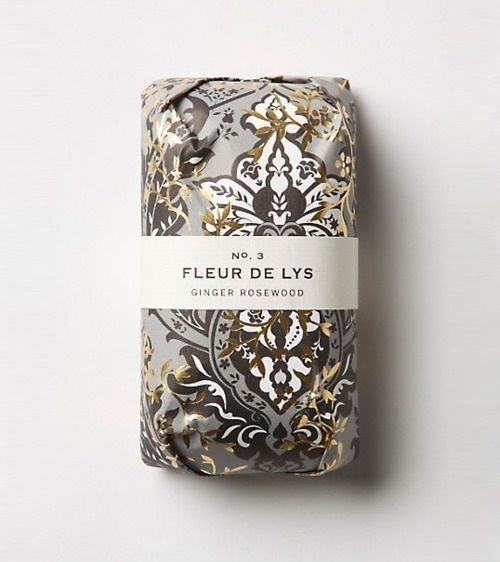 Fleur de lys, package design #packaging #soap #design
