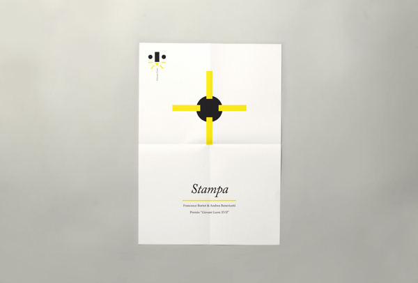 "Think young lion" (Giovani leoni 2013) on Behance #cannes #young #giovani #leoni #lion #yellow #2013 #black #brand #and