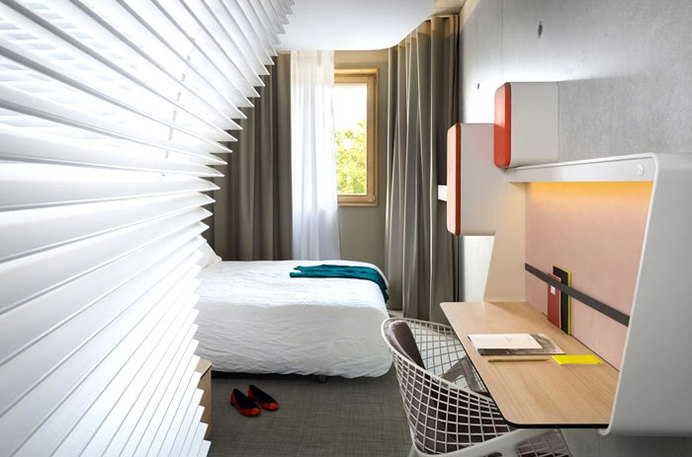 New OKKO Hotel by Patrick Norguet #hotel #design #room