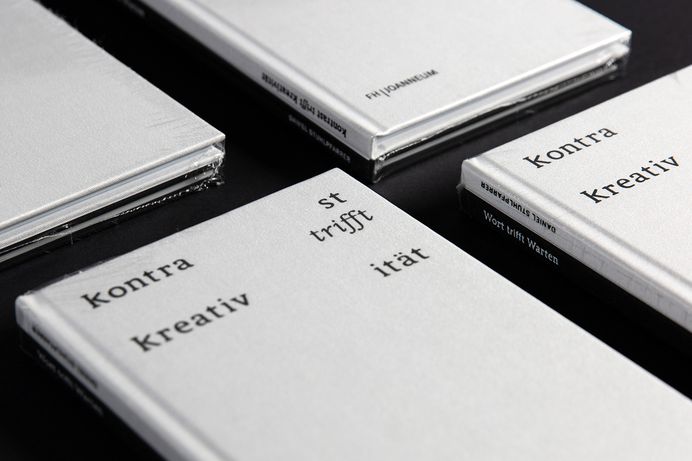 Kontrast trifft Kreativität trifft Wort trifft Warten on Behance