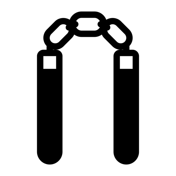 See more icon inspiration related to nunchaku, karate, cultures, sports and competition, martial arts and weapon on Flaticon.
