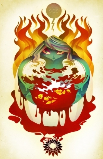 lerms: illustration | Featured Work #sos #commentary #poster #spill #oil