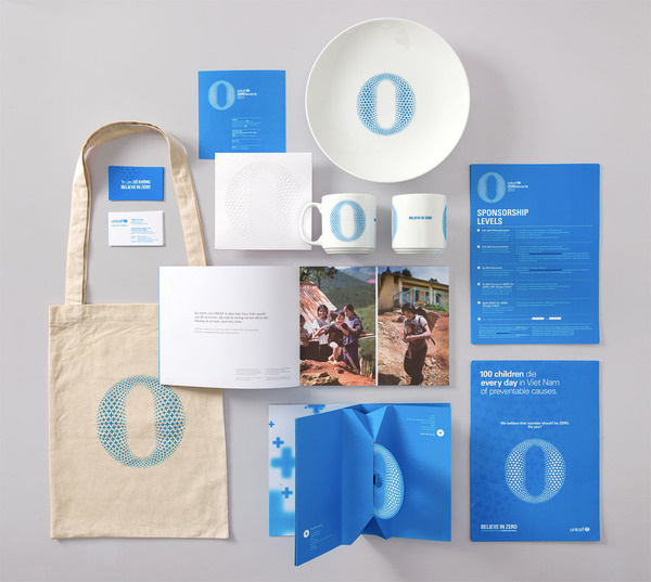 New Logo and Identity for UNICEF ZEROawards by Rice #identity