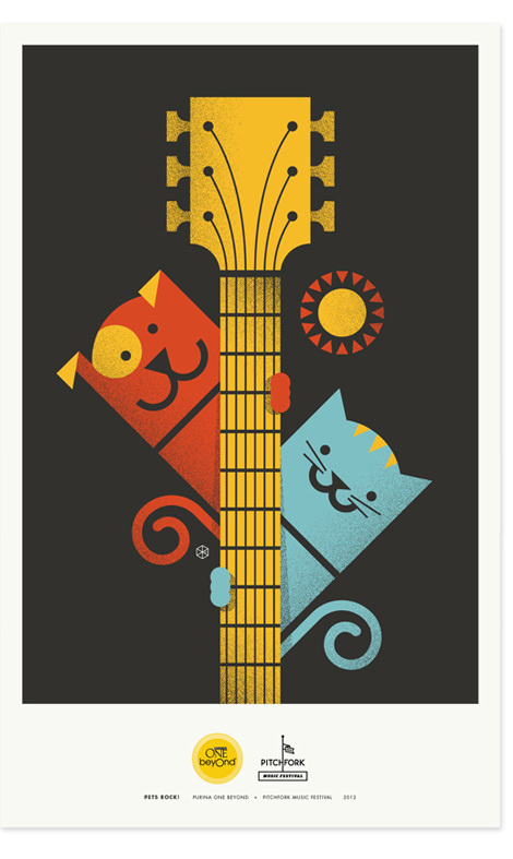 Zeus Jones - Purina ONE beyOnd - Pitchfork - Brent Couchman #illustration #poster