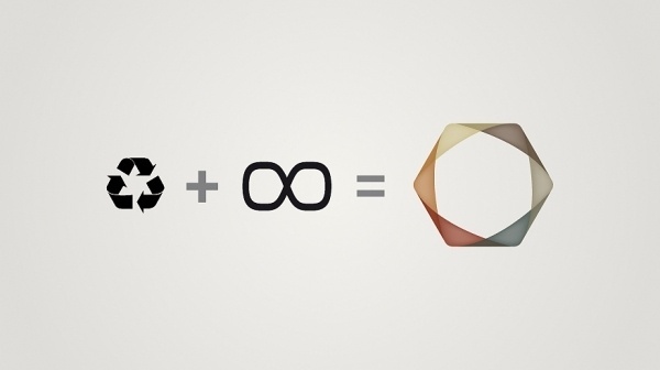 Advance Nonwoven - Identity on the Behance Network #logo #infinity #identity #recycle
